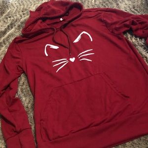 🚨 NWOT Cat hoodie 🚨